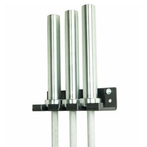 Vertical wall support for 3 Olympic bars